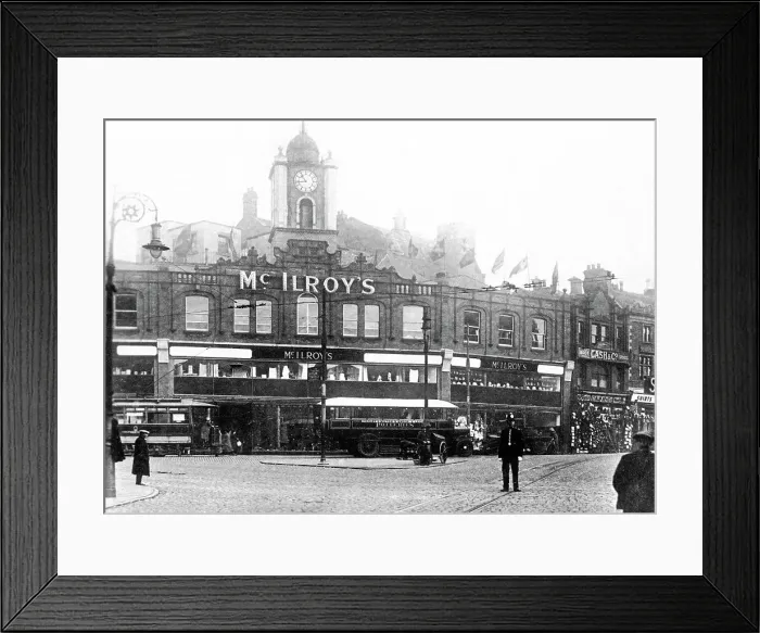 Framed Print : Hanley Miles Bank probably 1920s Framed Print : Hanley Miles Bank probably 1920s
