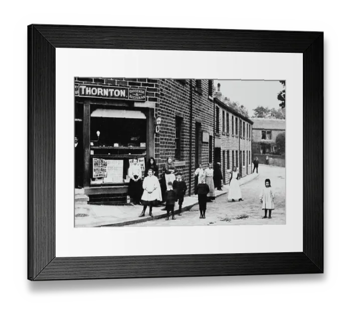 Framed Print : Netherton Market Place early 1900s Framed Print : Netherton Market Place early 1900s