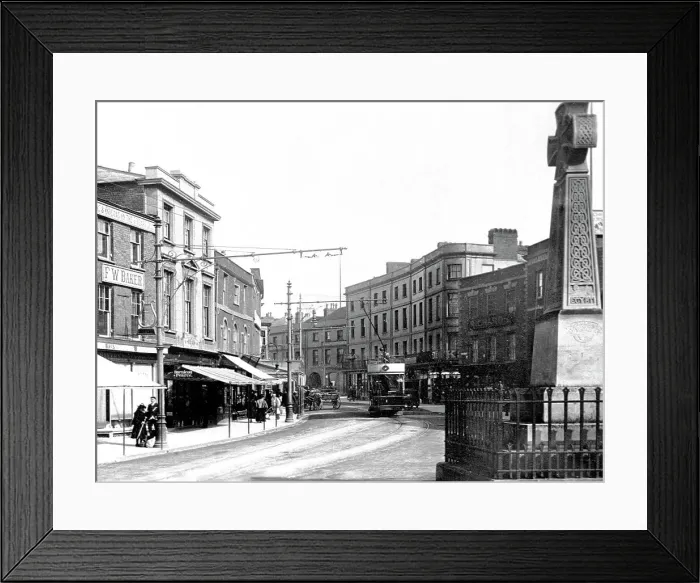 Framed Print : Taunton Fore Street early 1900s Framed Print : Taunton Fore Street early 1900s