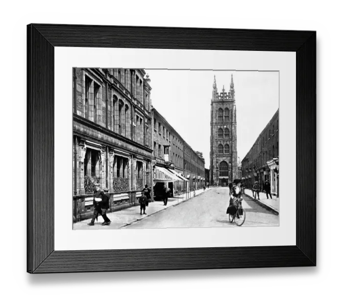 Framed Print : Taunton St. Mary's Church early 1900s Framed Print : Taunton St. Mary's Church early 1900s
