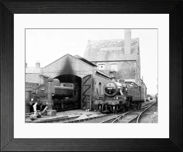 Framed Print : Tewkesbury Railway Shed probably 1940s Framed Print : Tewkesbury Railway Shed probably 1940s