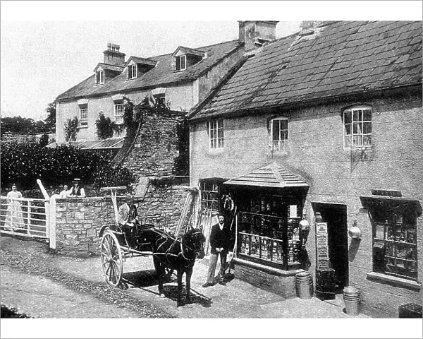 Theale Post Office and Rose Court early 1900s