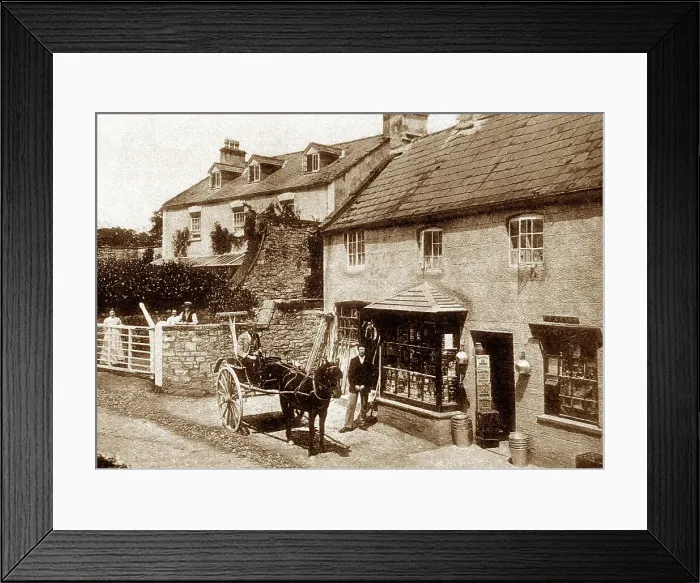 Framed Print : Theale Post Office, early 1900s Framed Print : Theale Post Office, early 1900s