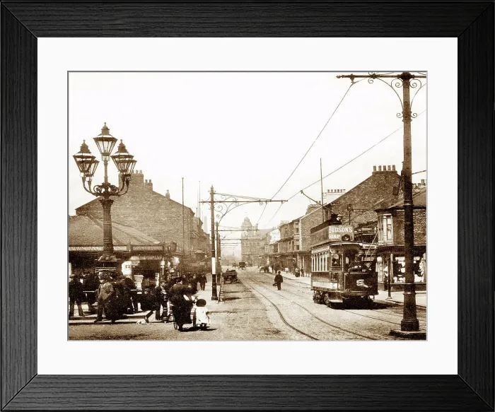 Framed Print : Mandale Road, Thornaby on Tees, early 1900s Framed Print : Mandale Road, Thornaby on Tees, early 1900s