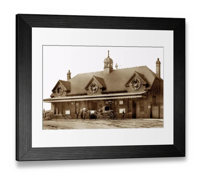 Framed Print : Thornton Heath Railway Station, early 1900s