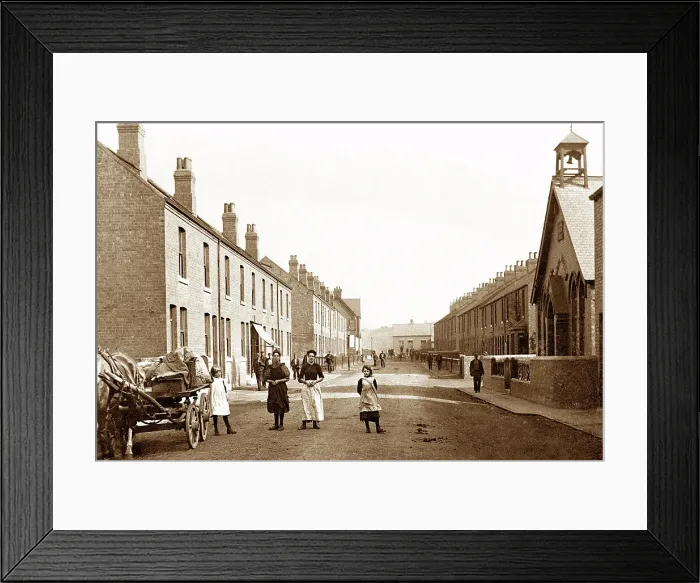 Framed Print : Lidgett Lane, Thurnscoe, early 1900s Framed Print : Lidgett Lane, Thurnscoe, early 1900s
