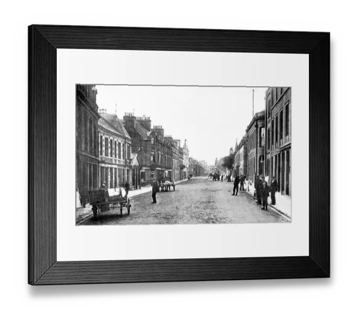Framed Print : Thurso Traill Street early 1900s Framed Print : Thurso Traill Street early 1900s