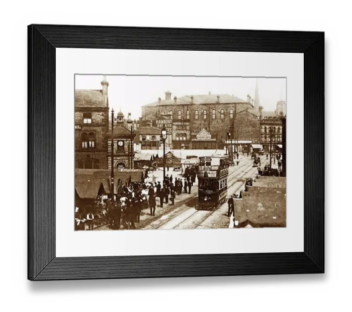 Framed Print : Barnsley May Day Green early 1900s Framed Print : Barnsley May Day Green early 1900s