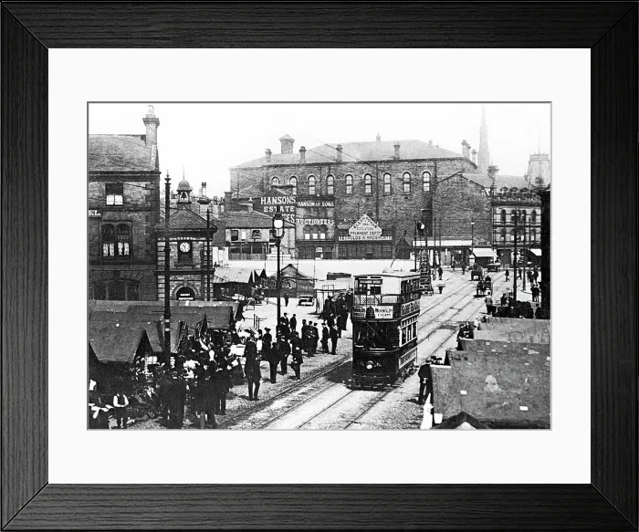 Framed Print : Mayday Green, Barnsley, early 1900s Framed Print : Mayday Green, Barnsley, early 1900s