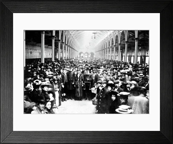 Framed Print : Barnstaple - Market Hall early 1900's Framed Print : Barnstaple - Market Hall early 1900's