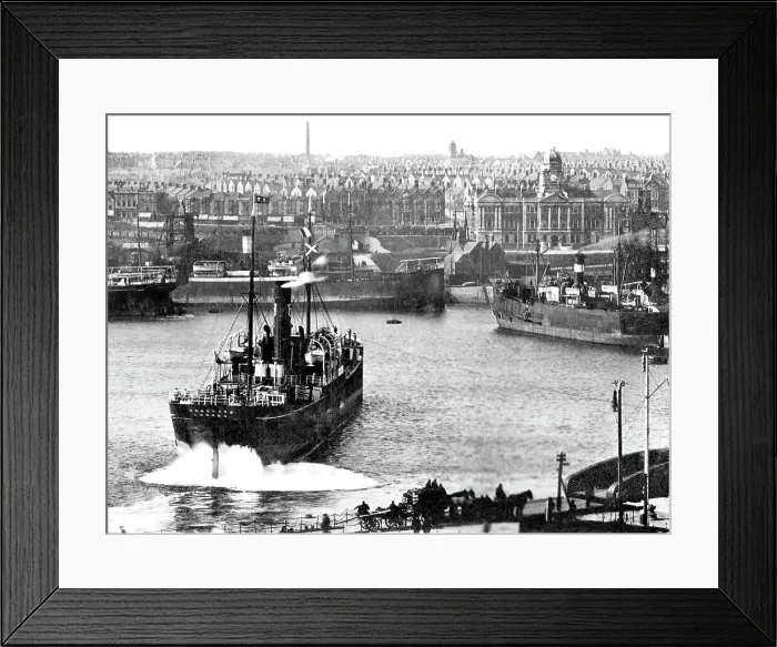 Framed Print : Barry Docks early 1900's Framed Print : Barry Docks early 1900's
