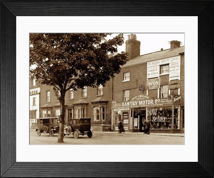 Framed Print : Bawtry High Street early 1900s Framed Print : Bawtry High Street early 1900s
