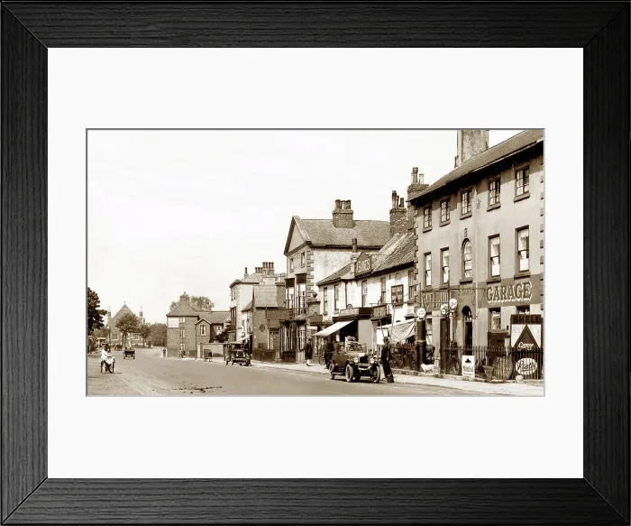 Framed Print : Bawtry High Street probably 1920s Framed Print : Bawtry High Street probably 1920s