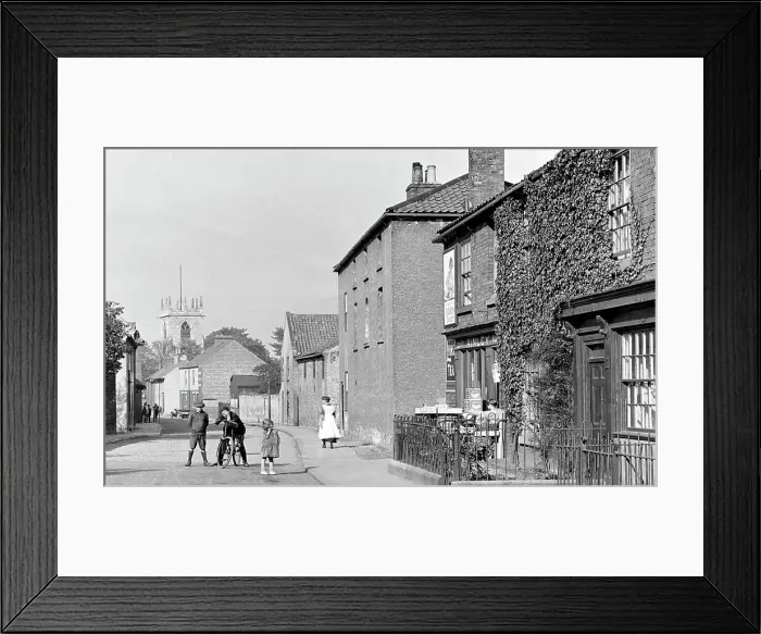 Framed Print : Church Street, Bawtry early 1900's Framed Print : Church Street, Bawtry early 1900's