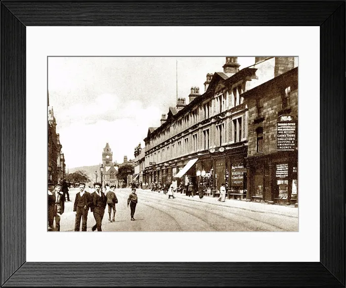 Framed Print : North Street, Keighley early 1900's Framed Print : North Street, Keighley early 1900's