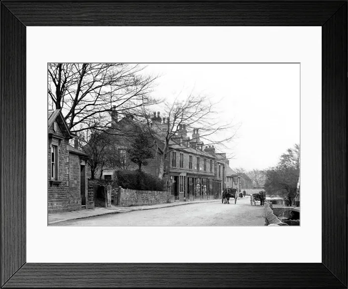 Framed Print : Beighton High Street early 1900's Framed Print : Beighton High Street early 1900's