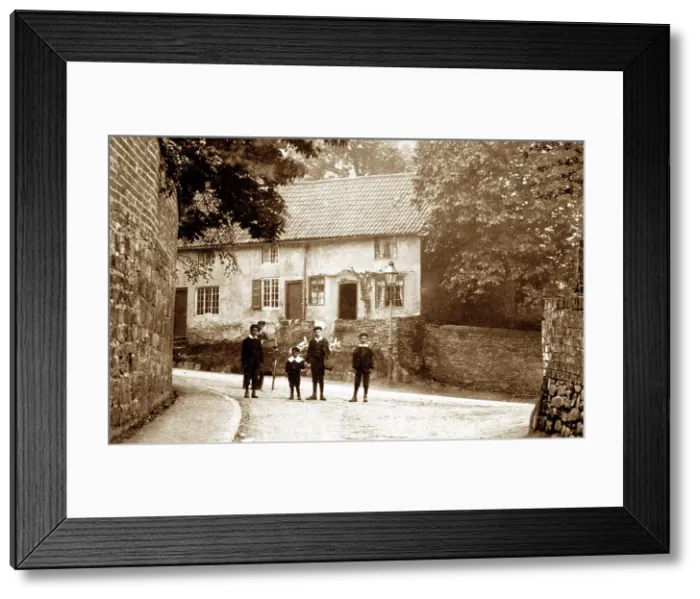 Framed Print : Mill Lane, Kegworth early 1900's Framed Print : Mill Lane, Kegworth early 1900's