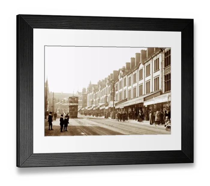 Framed Print : Cavendish Street, Keighley early 1900's Framed Print : Cavendish Street, Keighley early 1900's