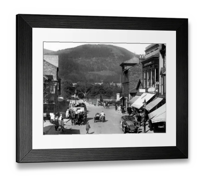 Framed Print : Keswick Station Street probably 1920s Framed Print : Keswick Station Street probably 1920s