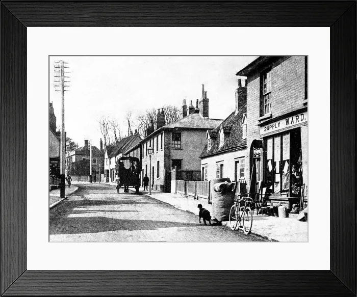 Framed Print : Kelvedon High Street early 1900s Framed Print : Kelvedon High Street early 1900s