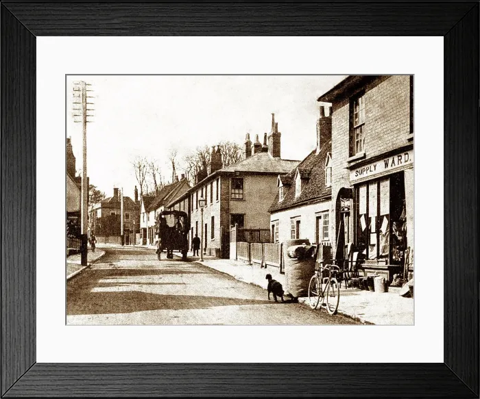 Framed Print : Kelvedon High Street early 1900's Framed Print : Kelvedon High Street early 1900's