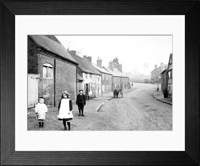 Framed Print : Kenilworth New Street early 1900s Framed Print : Kenilworth New Street early 1900s