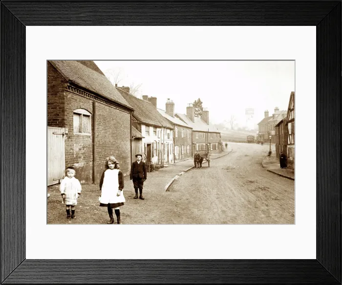 Framed Print : New Street, Kenilworth early 1900's Framed Print : New Street, Kenilworth early 1900's