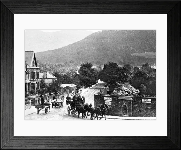 Framed Print : Keswick Latrigg and Station Road early 1900s Framed Print : Keswick Latrigg and Station Road early 1900s