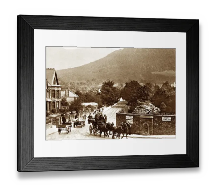 Framed Print : Latrigg and Station Road, Keswick early 1900's Framed Print : Latrigg and Station Road, Keswick early 1900's