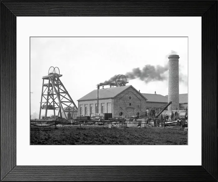 Framed Print : Bullcroft Colliery, Carcroft early 1900's Framed Print : Bullcroft Colliery, Carcroft early 1900's