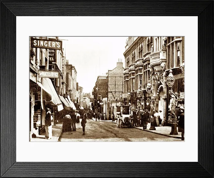Framed Print : Ramsgate High Street early 1900's Framed Print : Ramsgate High Street early 1900's