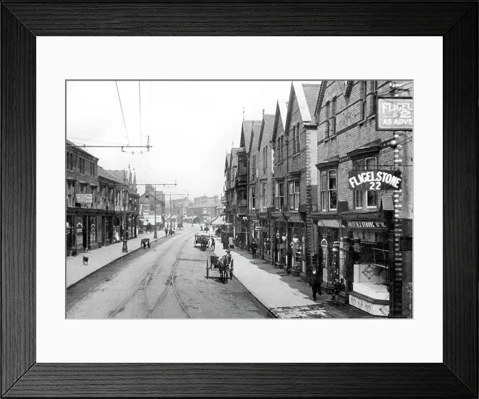 Framed Print : City Road, Cardiff early 1900's Framed Print : City Road, Cardiff early 1900's