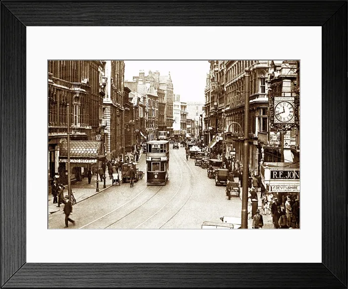 Framed Print : Cardiff St. Mary's Street early 1900s Framed Print : Cardiff St. Mary's Street early 1900s