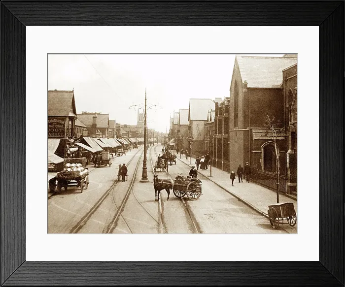 Framed Print : Albany Road, Roath early 1900's Framed Print : Albany Road, Roath early 1900's
