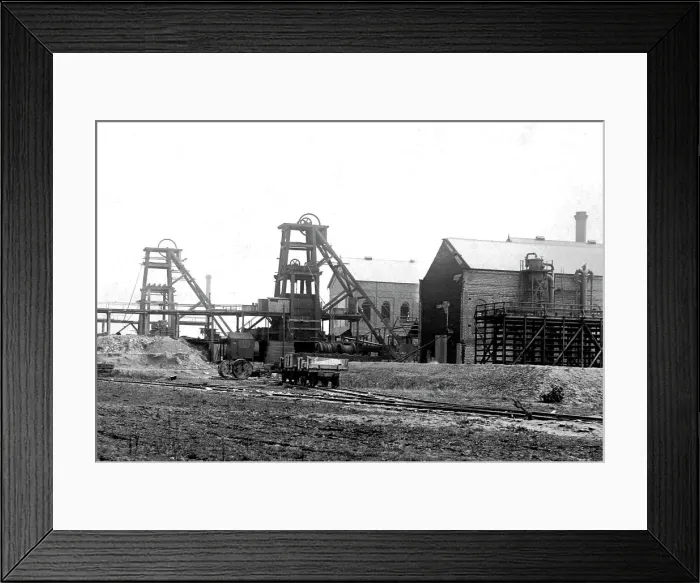 Framed Print : Bentley Colliery early 1900's Framed Print : Bentley Colliery early 1900's