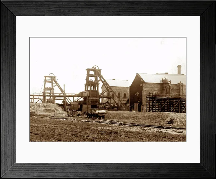 Framed Print : Bentley Colliery early 1900s Framed Print : Bentley Colliery early 1900s
