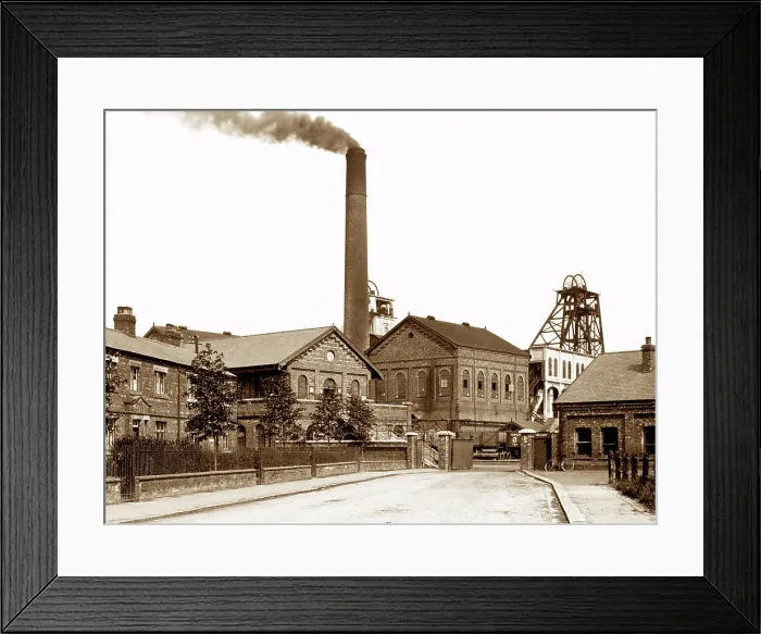 Framed Print : Bentley Colliery early 1900s Framed Print : Bentley Colliery early 1900s