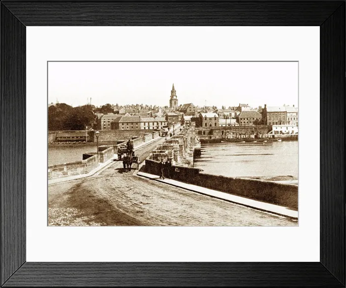 Framed Print : Berwick-Upon-Tweed from Tweedmouth early 1900s Framed Print : Berwick-Upon-Tweed from Tweedmouth early 1900s