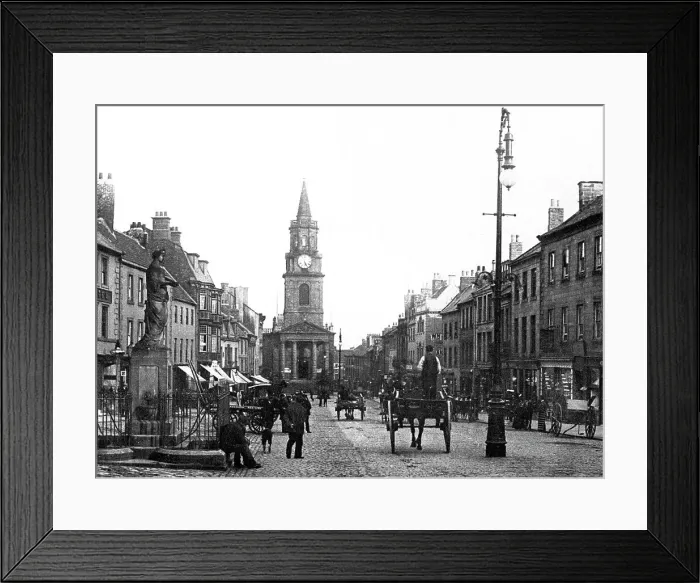 Framed Print : Berwick upon Tweed High Street early 1900's Framed Print : Berwick upon Tweed High Street early 1900's