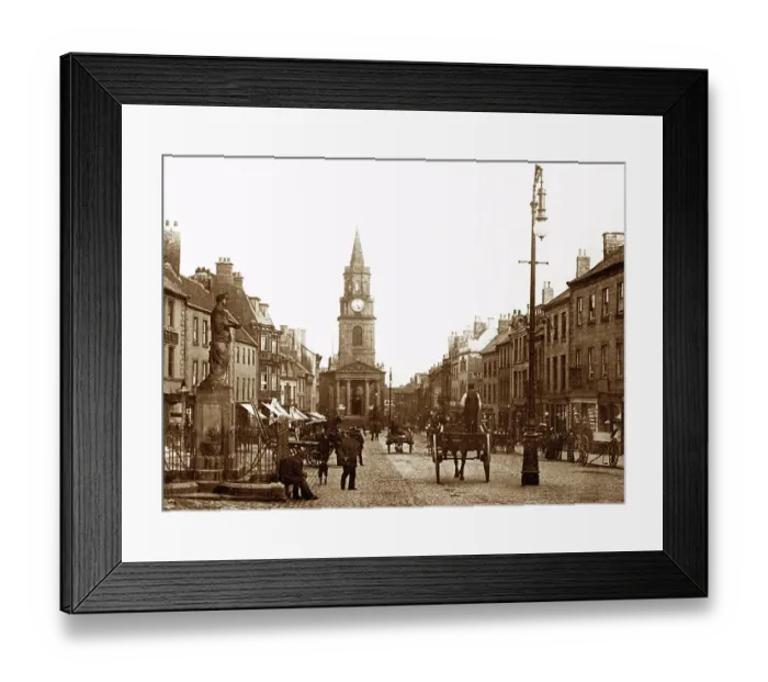 Framed Print : Berwick-Upon-Tweed High Street early 1900s Framed Print : Berwick-Upon-Tweed High Street early 1900s