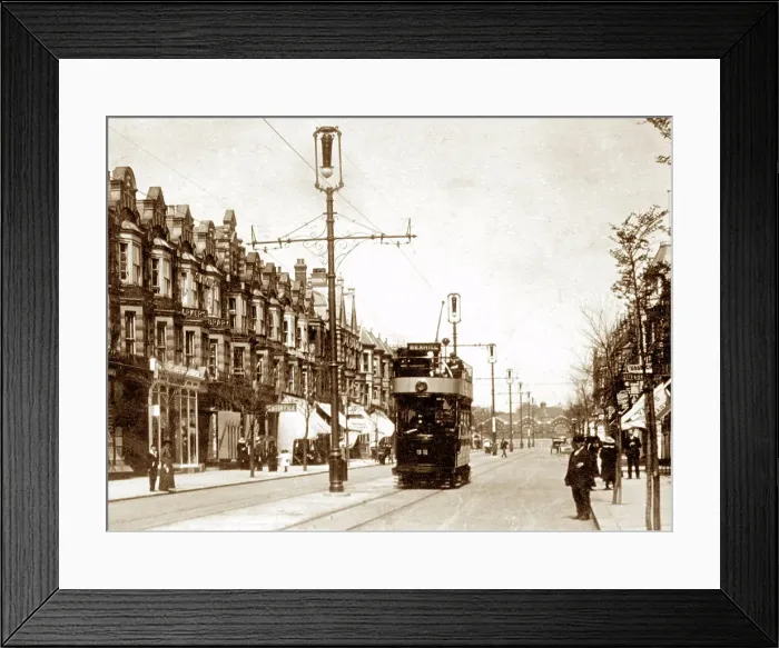 Framed Print : Bexhill-on-Sea Devonshire Road early 1900s Framed Print : Bexhill-on-Sea Devonshire Road early 1900s