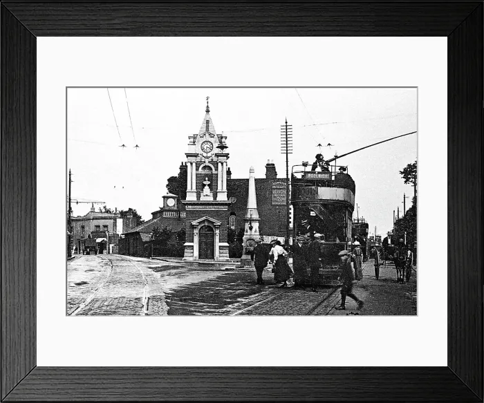 Framed Print : Bexleyheath Market Place early 1900s Framed Print : Bexleyheath Market Place early 1900s