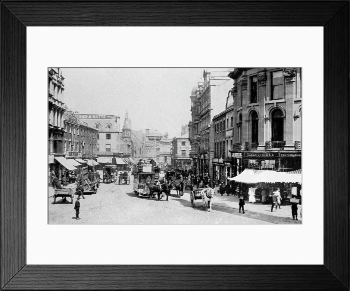 Framed Print : Blackett Street, Newcastle upon Tyne early 1900's Framed Print : Blackett Street, Newcastle upon Tyne early 1900's