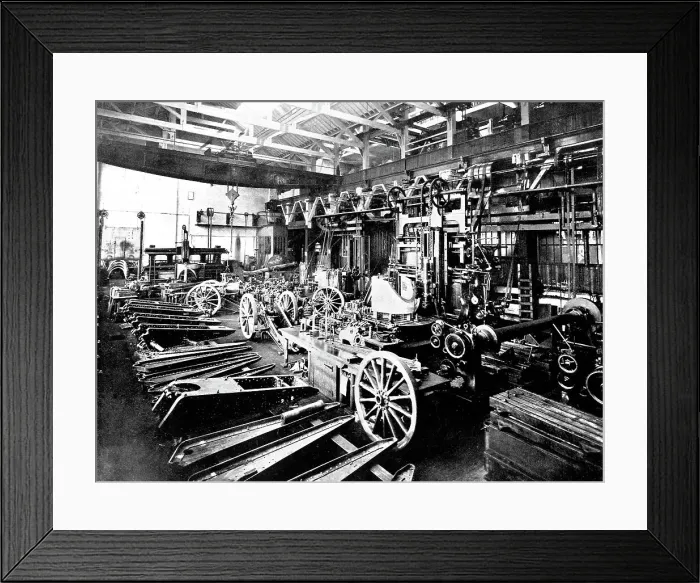 Framed Print : Elswick Works, Newcastle upon Tyne early 1900's Framed Print : Elswick Works, Newcastle upon Tyne early 1900's