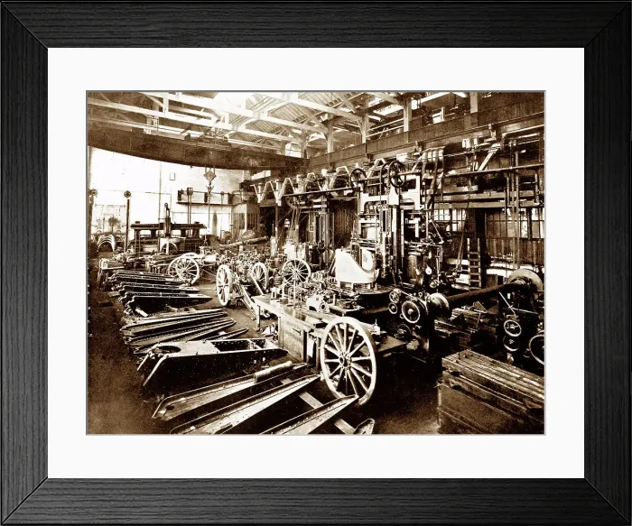 Framed Print : Newcastle-Upon-Tyne Elswick Works early 1900s Framed Print : Newcastle-Upon-Tyne Elswick Works early 1900s