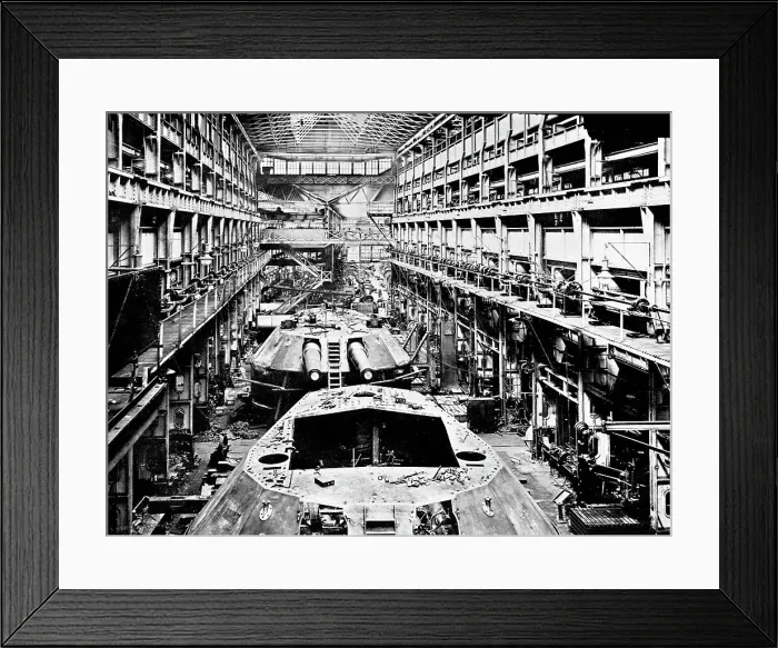 Framed Print : Elswick Work, Newcastle upon Tyne early 1900's Framed Print : Elswick Work, Newcastle upon Tyne early 1900's