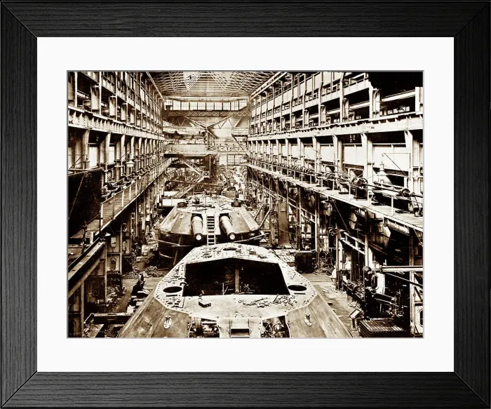 Framed Print : Newcastle-Upon-Tyne Elswick Works early 1900s Framed Print : Newcastle-Upon-Tyne Elswick Works early 1900s