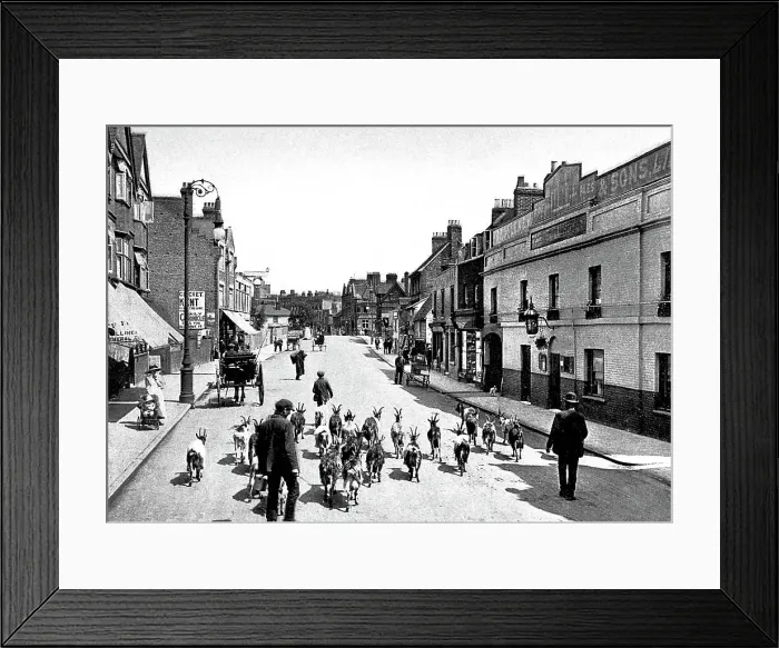 Framed Print : Tonbridge High Street early 1900s Framed Print : Tonbridge High Street early 1900s