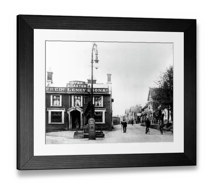 Framed Print : Tonbridge Shipbourne Road early 1900s Framed Print : Tonbridge Shipbourne Road early 1900s