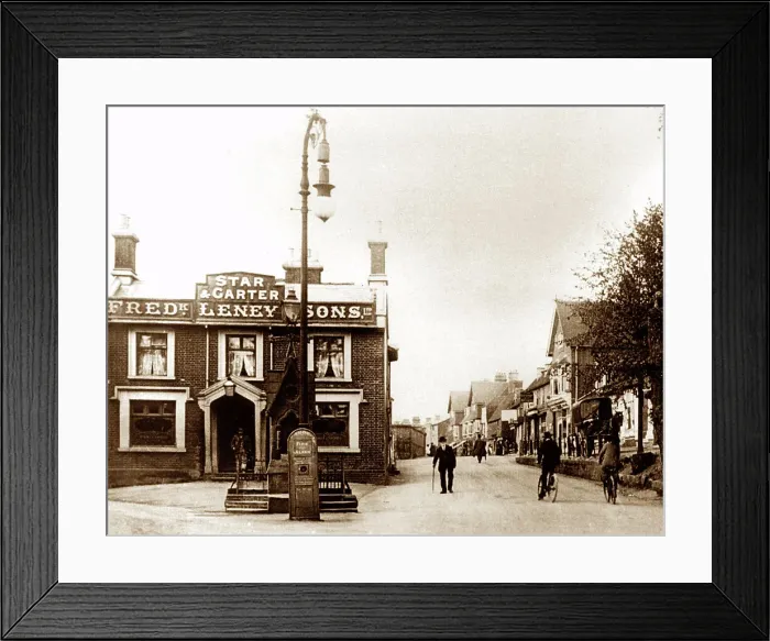 Framed Print : Shipbourne Road, Tonbridge early 1900's Framed Print : Shipbourne Road, Tonbridge early 1900's